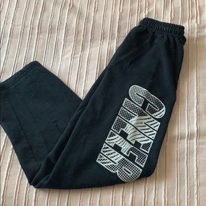 Black “Cheer” sweatpants